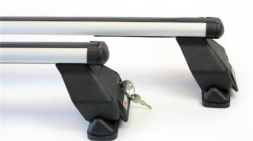 Bare transversale Menabo Tema Aluminiu pentru Seat Toledo, 5 usi, model 2011+