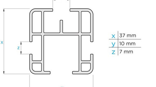 Bare transversale Opel Vivaro (C), model 2019+, L2, L3, aluminiu, Menabo Professional