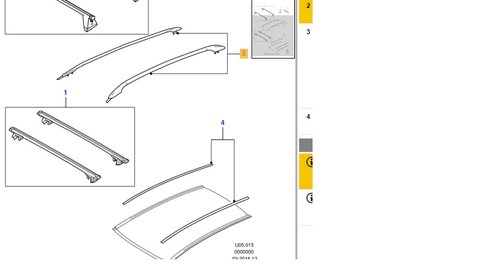 Bari longitudinale Ford Focus 2007-2011