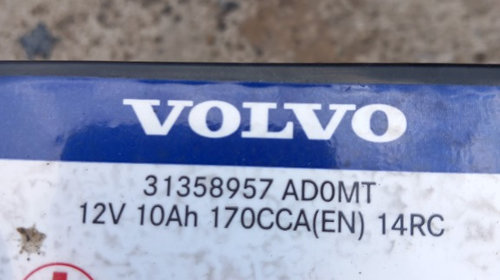 Baterie 12V 10Ah Volvo Xc90 Model 2015-2020 Cod: 31358957