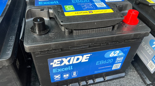 Baterie acumulator auto Exide 62Ah 540a EXIDE EB620 12V * noua * 2023