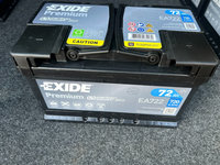 Baterie acumulator auto Exide Premium 72Ah 720a EA722 12V * noua* 2023