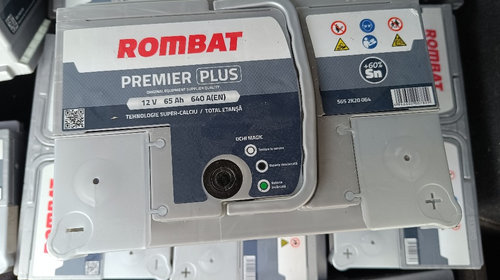 Baterie acumulator auto Rombat 65Ah 640a Rombat Premier Plus 12V