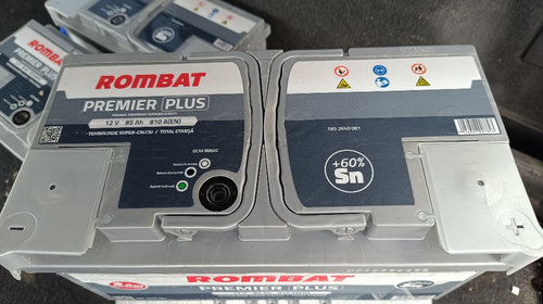 Baterie acumulator auto Rombat 85Ah 810a Rombat Premier Plus 12V * noua * 2023
