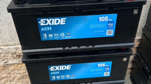 Baterie acumulator auto start stop AGM Exide EK1050 105ah 12v 960a noua