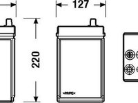 Baterie acumulator CHEVROLET MATIZ M200 M250 EXIDE EB356