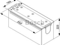 Baterie acumulator DAF 75 BOSCH 0 092 T40 750