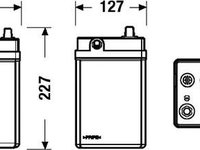 Baterie acumulator HONDA CITY limuzina GM EXIDE EB456