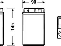 Baterie acumulator LAND ROVER RANGE ROVER EVOQUE LV EXIDE EK151