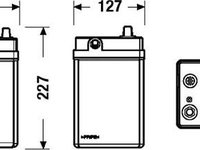 Baterie acumulator SUZUKI JIMNY FJ EXIDE EB457