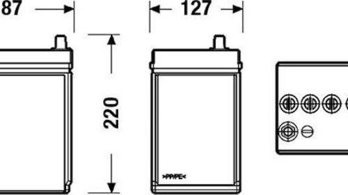 Baterie acumulator TOYOTA AURIS NZE18 ZRE18 E