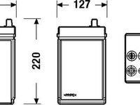 Baterie acumulator TOYOTA PRIUS ZVW3 EXIDE EB356