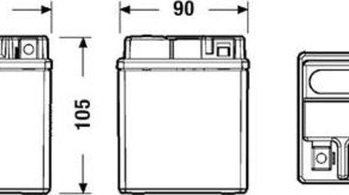 Baterie acumulator VOLVO V40 hatchback EXIDE 