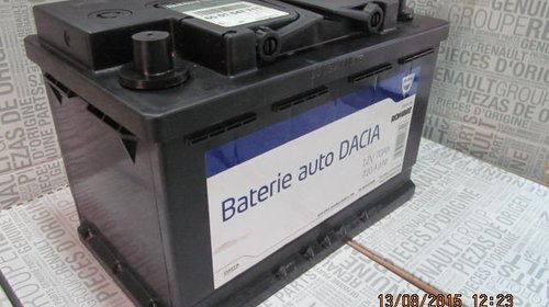 Baterie auto 70 Ah 720 A(EN) 12V Originala Dacia 6001547711