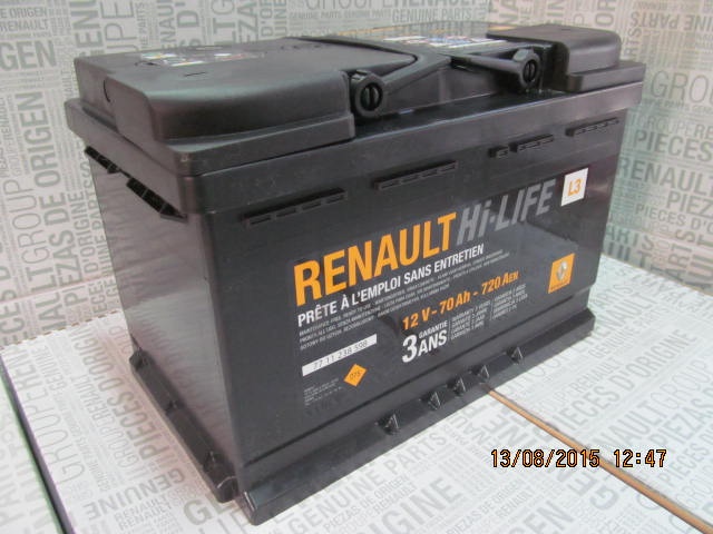Baterie auto 70 Ah 720 A(EN) 12V Renault 7711238598 