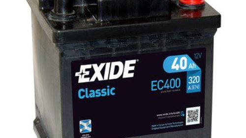 Baterie auto Exide Classic (12V) 40Ah 320A