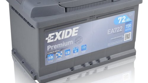 Baterie auto EXIDE PREMIUM S5 72Ah/730A