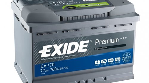 Baterie auto EXIDE PREMIUM S5 77Ah/760A