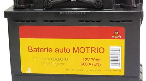 Baterie auto originala Dacia Motrio 70Ah 600A