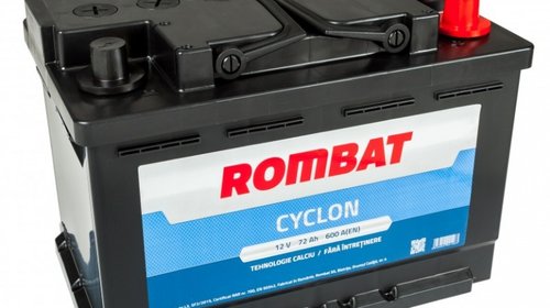 Baterie auto Rombat 72 Ah - livrare gratuita 