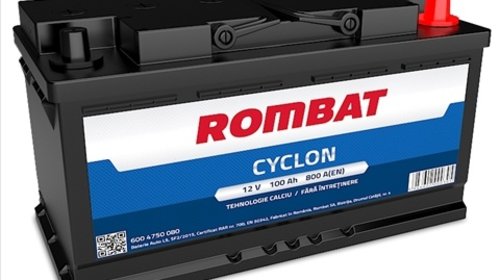 Baterie Auto Rombat Cyclon 100ah