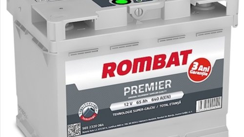 Baterie Auto Rombat Premier 65ah