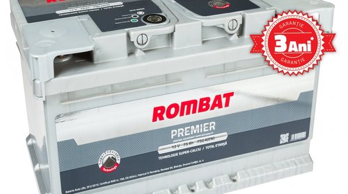 Baterie Auto Rombat Premier 75Ah