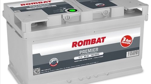Baterie Auto Rombat Premier 80ah