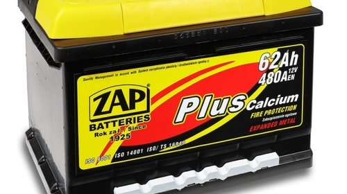 Baterie auto Zap plus 62 Ah