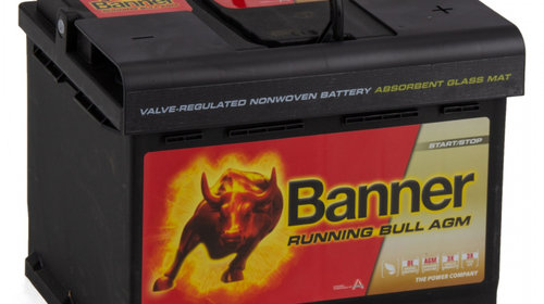Baterie Banner Running Bull AGM 60Ah 640A 12V