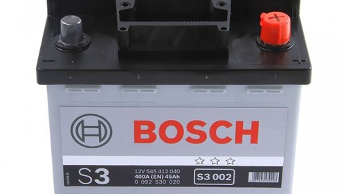 BATERIE BOSCH S3 12V 45AH 400A 207X175X175 +D