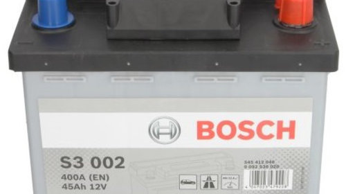 Baterie Bosch S3 45Ah 400A 12V 0 092 S30 020