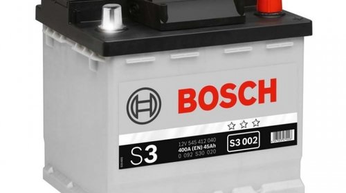 Baterie Bosch S3 45Ah 400A 12V 0 092 S30 020