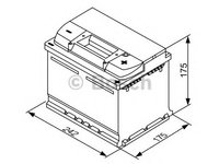 Baterie de pornire 0 092 S30 041 BOSCH pentru Bmw Seria 3 Bmw Z1 Opel Kadett Opel Vectra Ford Orion Ford Verona Opel Rekord Opel Commodore Opel Omega Opel Senator Opel Manta