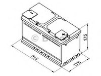 Baterie de pornire 0 092 S40 100 BOSCH pentru Bmw Seria 3 Bmw Seria 7 Vw Eurovan Vw Kombi Vw Transporter Vw Caravelle Vw Vanagon Vw Golf Vw Jetta Vw Vento Vw Lt Vw Lt28-50 Opel Omega Vw Multivan Vw Sharan Ford Galaxy Ford S-max Chevrolet Orlando Volvo