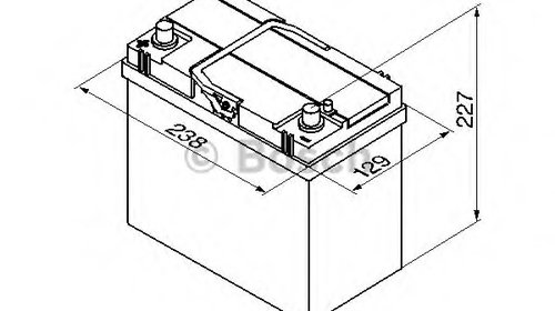 Baterie de pornire 0 092 S40 230 BOSCH pentru