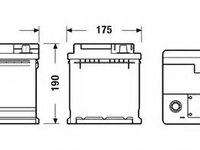 Baterie de pornire ALPINA B5 combi (E61) (2005 - 2010) EXIDE EB1100