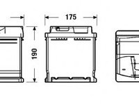 Baterie de pornire AUDI 100 (43, C2) (1976 - 1982) EXIDE _EB950