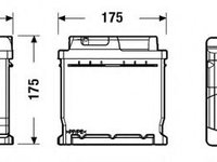 Baterie de pornire AUDI 80 (89, 89Q, 8A, B3) (1986 - 1991) EXIDE _EB602