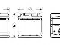 Baterie de pornire AUDI A3 (8L1) (1996 - 2003) EXIDE _EB802