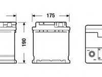 Baterie de pornire AUDI A3 Sportback (8PA) (2004 - 2013) EXIDE EK800