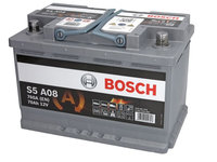 Baterie de pornire AUDI A4 (8E2, B6) (2000 - 2004) BOSCH 0 092 S5A 080 piesa NOUA