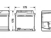 Baterie de pornire AUDI A6 (4A, C4) (1994 - 1997) EXIDE EA722 piesa NOUA