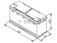 Baterie de pornire AUDI A6 Avant (4B5, C5), AUDI ALLROAD combi (4BH, C5), AUDI A6 Avant (4F5, C6) - BOSCH 0 092 S5A 150