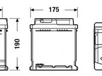 Baterie de pornire CHEVROLET ORLANDO (J309) (2010 - 2020) EXIDE EB621