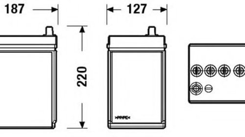 Baterie de pornire CHEVROLET SPARK (2000 - 20