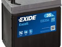 Baterie de pornire CHEVROLET SPARK (2005 - 2016) EXIDE _EB356 piesa NOUA