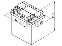 Baterie de pornire CHEVROLET SPARK (2005 - 2020) BOSCH 0 092 S40 180