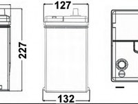 Baterie de pornire EA456 EXIDE pentru Nissan Leaf Nissan Gt-r Toyota Starlet Toyota Corolla Toyota T18 Mazda 121 Mazda Mx-5 Nissan March Nissan Micra Nissan B210 Nissan Sunny Nissan 210 Nissan Sentra Nissan Tsuru Nissan Pulsar Nissan Hikari Nissan Sa