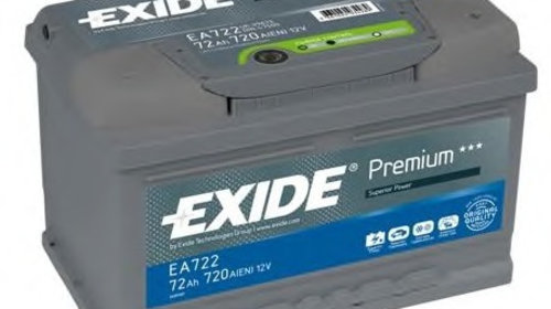 Baterie de pornire EA722 EXIDE pentru Bmw Ser
